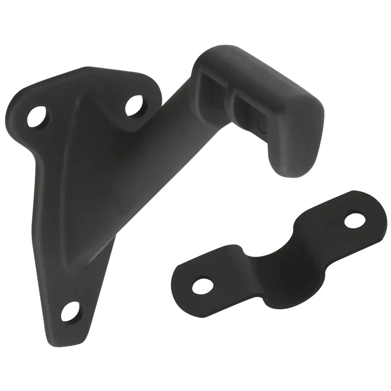 National Hardware Black Aluminum Handrail Bracket 250 Lb