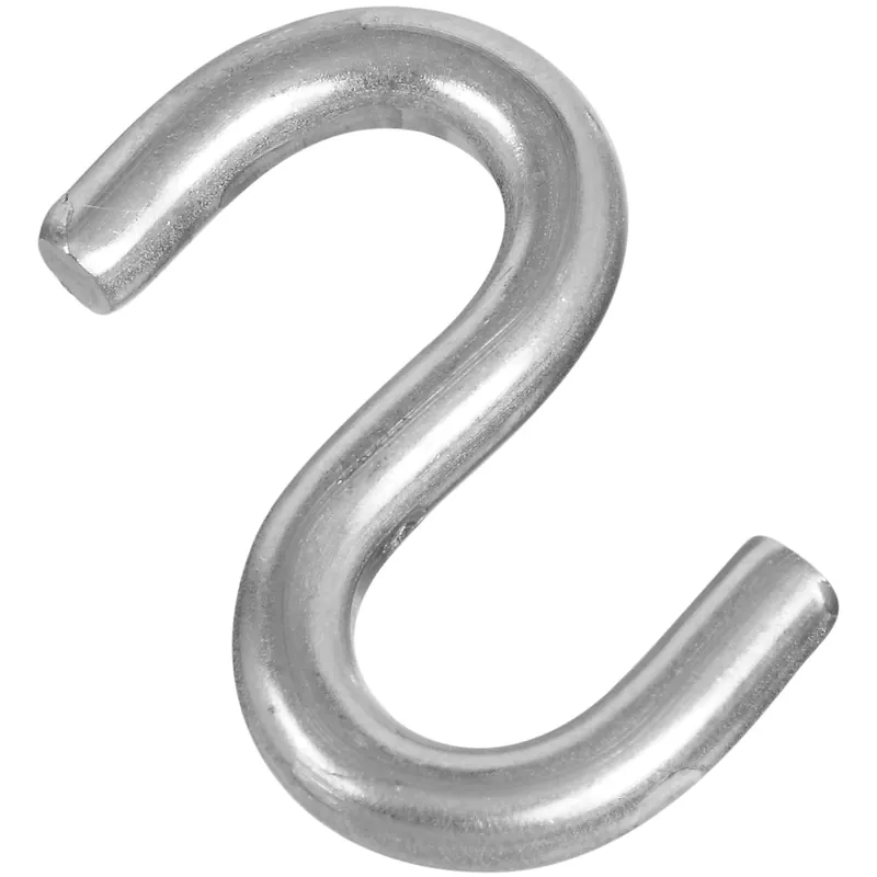 National Hardware Medium Silver Stainless Steel 2 In. L Open S-Hook 135 Lb 1 Pk