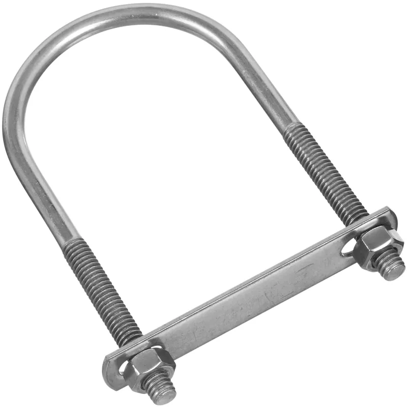 National Hardware 5/16 In. X 2-1/2 In. W X 5 In. L Coarse Zinc-Plated Stainless Steel U-Bolt