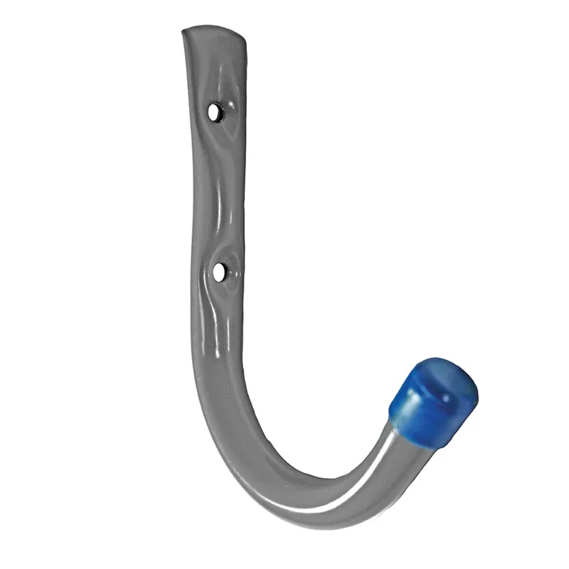 Crawford 4 In. L Powder Coated Gray Steel Handy Hanger Holder 25 Lb. Cap. 2 Pk