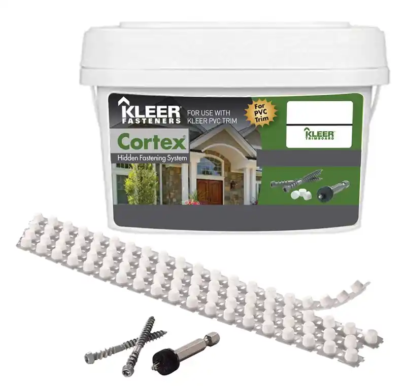 Cortex No. 7 X 2 In. L Hex Drive Trim Screws With Plugs - Steel