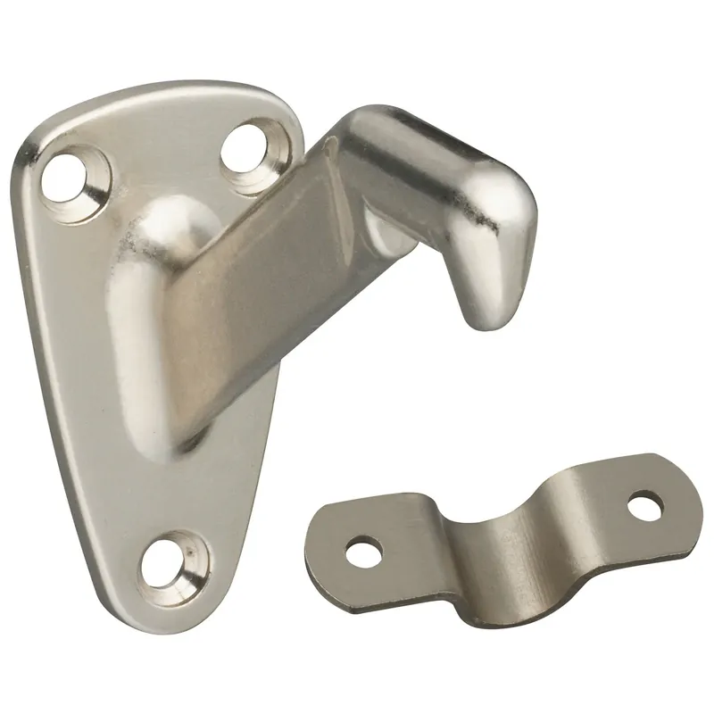 2-Pc.Heavy Duty Handrail Bracket, Satin Nickel