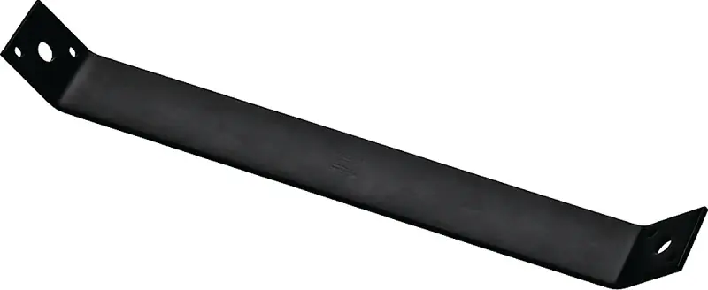 Strap Brace, Black Steel, 13.3 In.