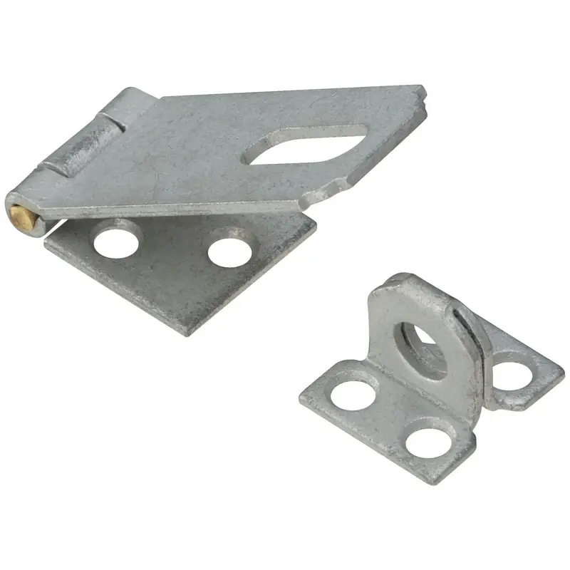 National Hardware Galvanized Steel 2-1/2 In. L Safety Hasp 1 Pk