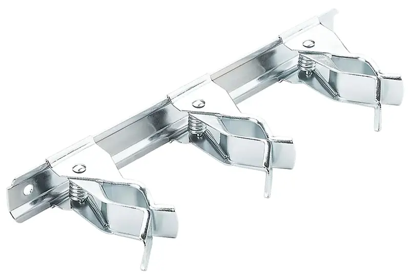 National Hardware 17 In. L Zinc-Plated Steel Large Grip Clamp Organizer 10 Lb. Cap. 1 Pk