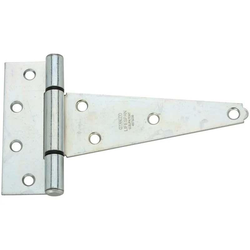 National Hardware 6 In. L Zinc-Plated Extra Heavy Duty T-Hinge 2 Pk