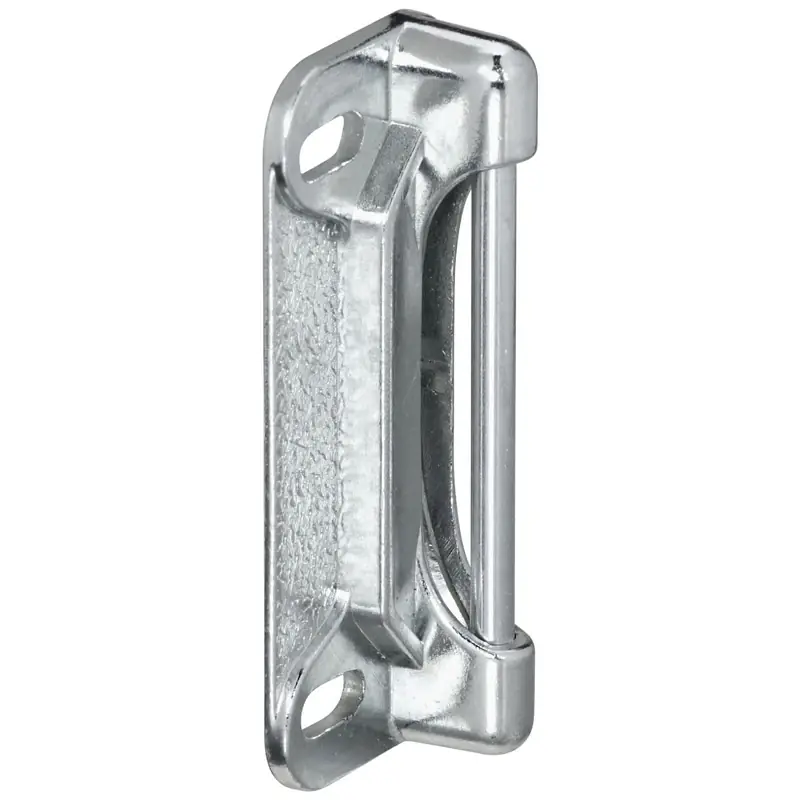 National Hardware Zinc-Plated Silver Steel Door Strike 1 Pk