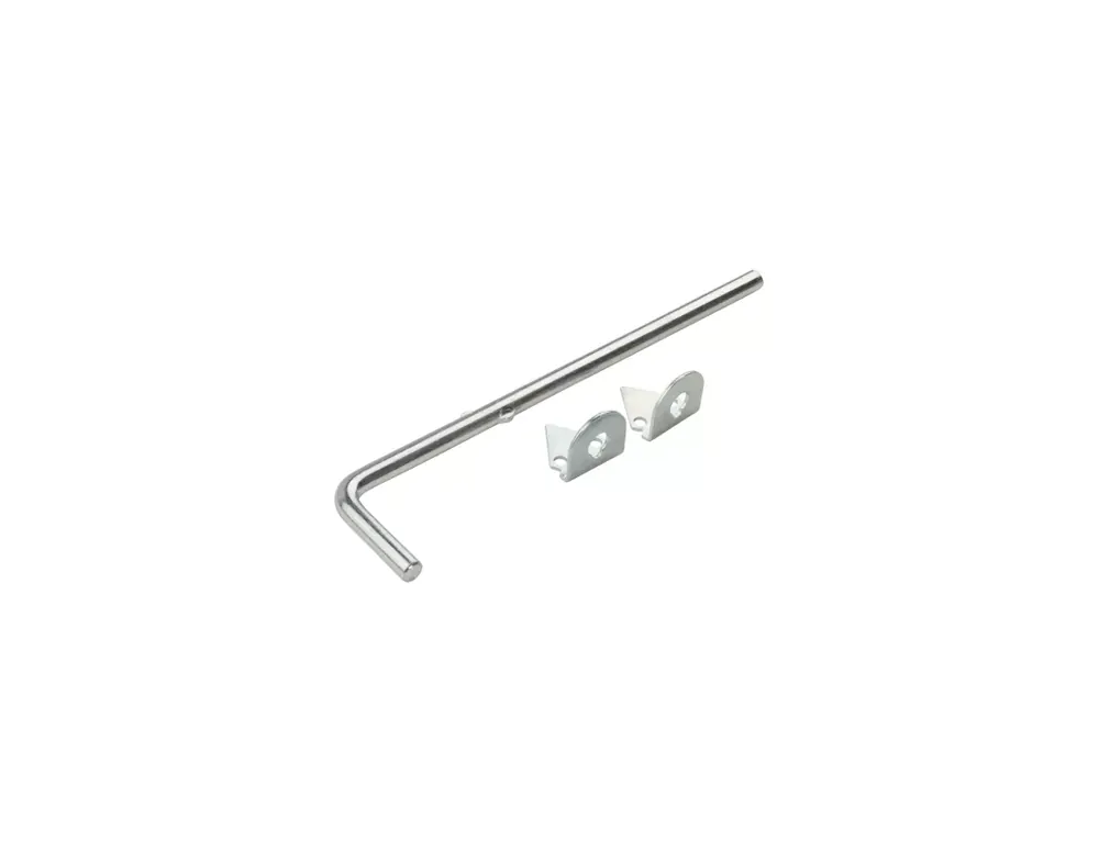 National Hardware 12 In. L Zinc-Plated Silver Steel Cane Bolt 1 Pk