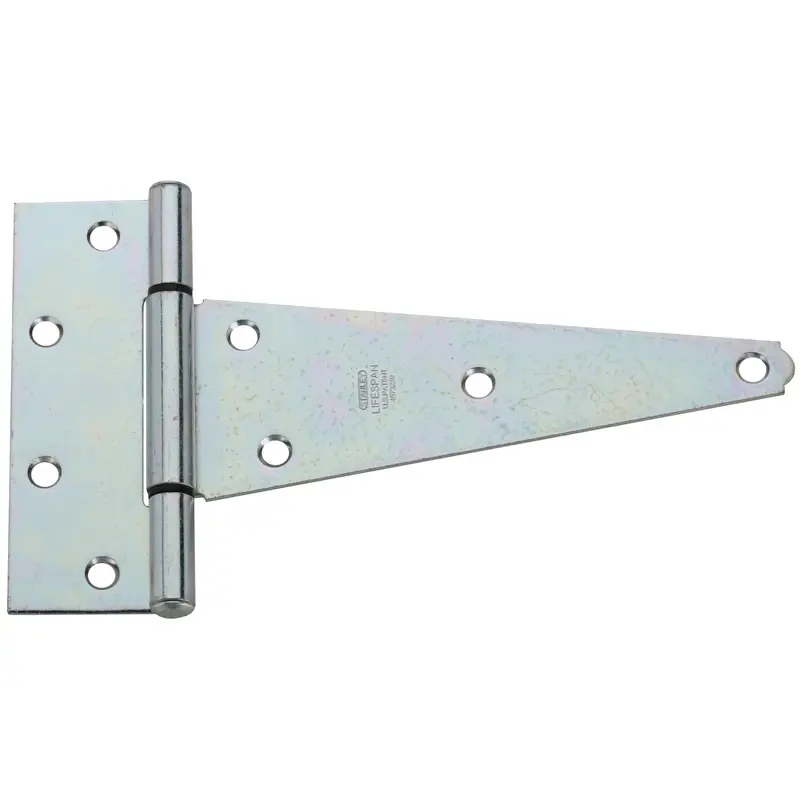 National Hardware 8 In. L Zinc-Plated Extra Heavy Duty T-Hinge 2 Pk