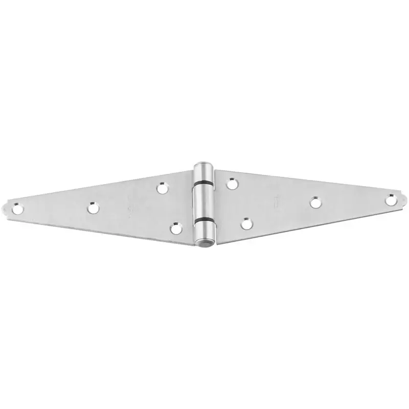 National Hardware 6 In. L Stainless Steel Heavy Duty Strap Hinge 1 Pk
