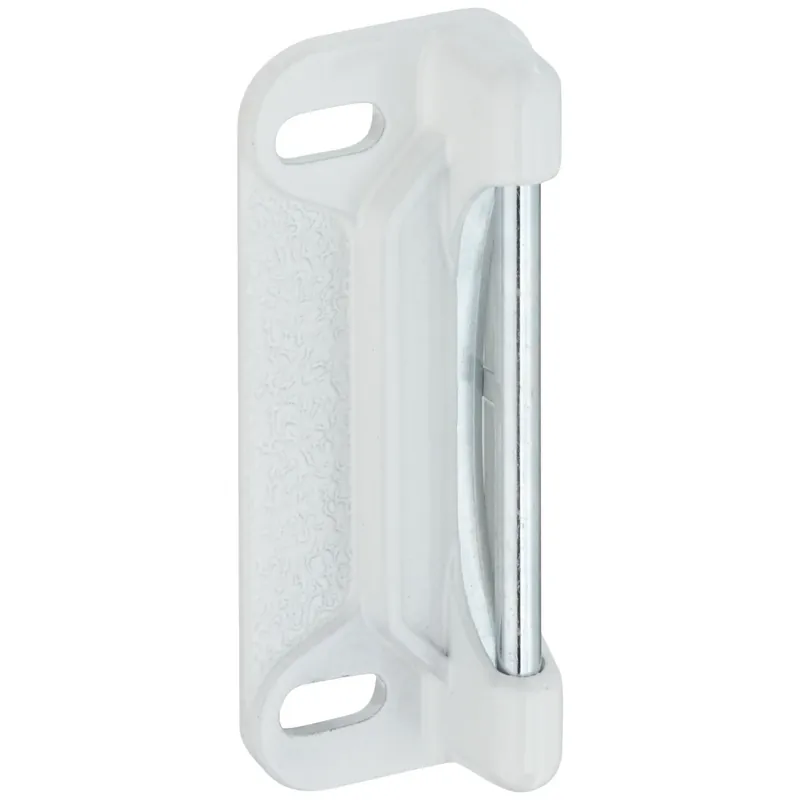 National Hardware White Steel Door Strike 1 Pk