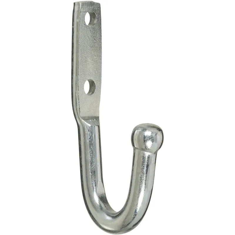 National Hardware Large Zinc-Plated Silver Steel 3-3/4 In. L Rope/Tarp Hook 1 Pk