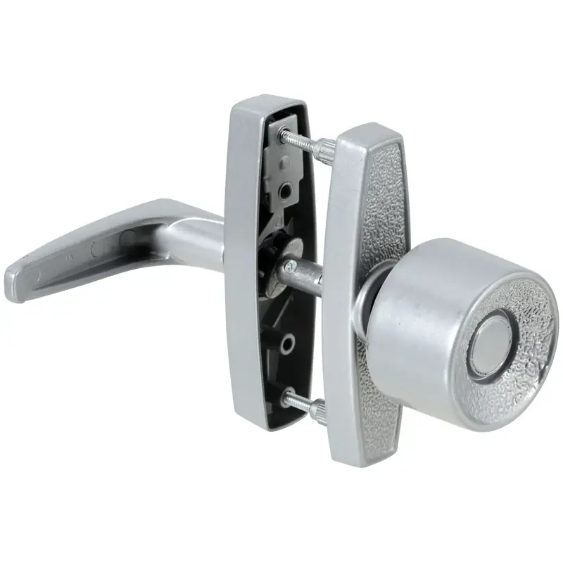 National Hardware Satin Silver Zinc Universal Knob Latch 1 Pk