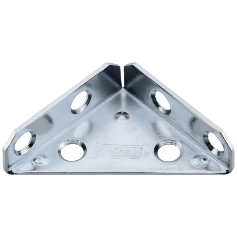 Hardware V124 2 In. X 2 In. Zinc-plated Steel Corner Brace - 2 Count