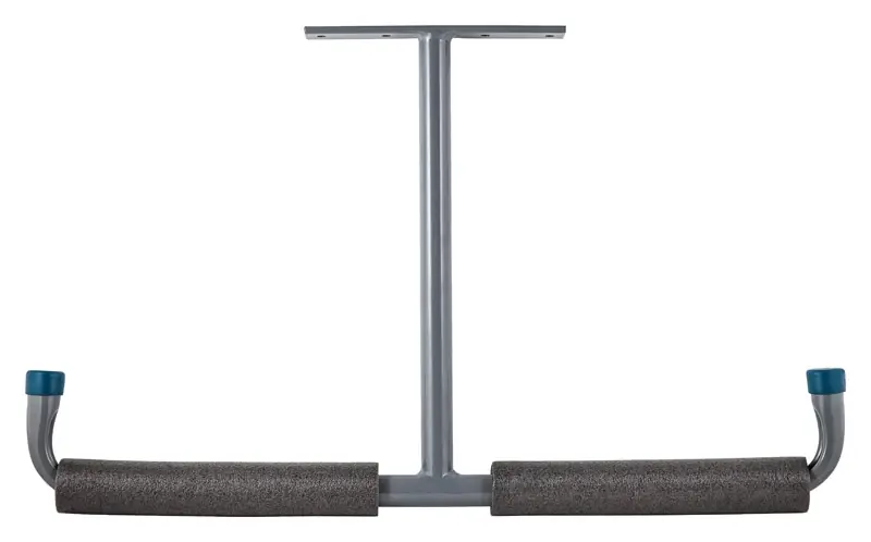 National Hardware 22 In. L Powder Coated Gray Steel Overhead Storage Hanger 50 Lb. Cap. 1 Pk