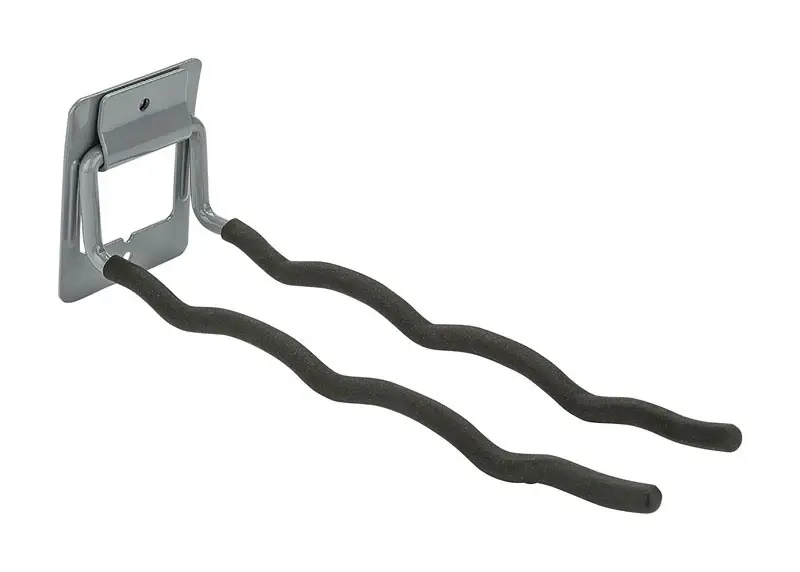 National Hardware 12.4 In. L Powder Coated Gray Steel Large Flip-Up Tool Hook 20 Lb. Cap. 1 Pk