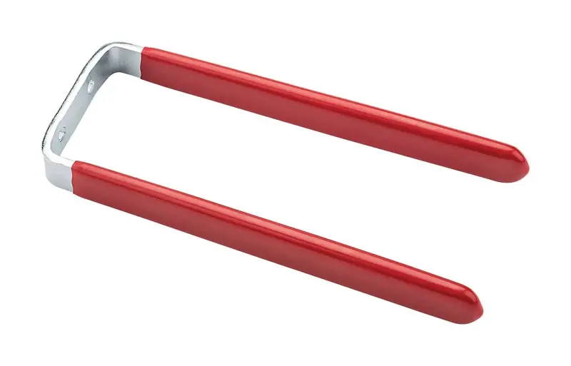 National Hardware 5-11/16 In. L Vinyl Coated Red Steel Tool Hook 10 Lb. Cap. 1 Pk