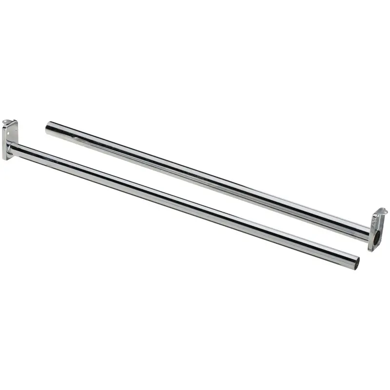 18 To 30 In. Zinc & Nickel Closet Rod
