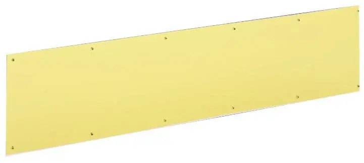 Sc8400b3-8x34 Solid Brass Kick Plate, 34 In L X 8 In W