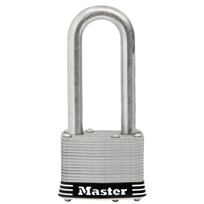 Master Lock 4-3/8 In. H X 2 In. W Laminated Steel 4-Pin Tumbler Weather-Resistant Padlock