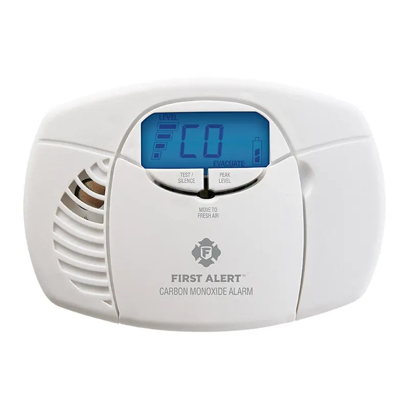 LED Carbon Monoxide Alarm, Battery-Operated