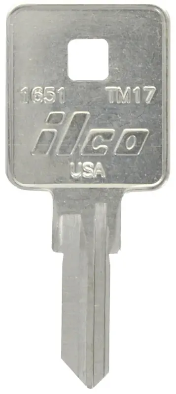Keykrafter Universal Key Blank 2063 Tm17/1651 Single Sided Brass