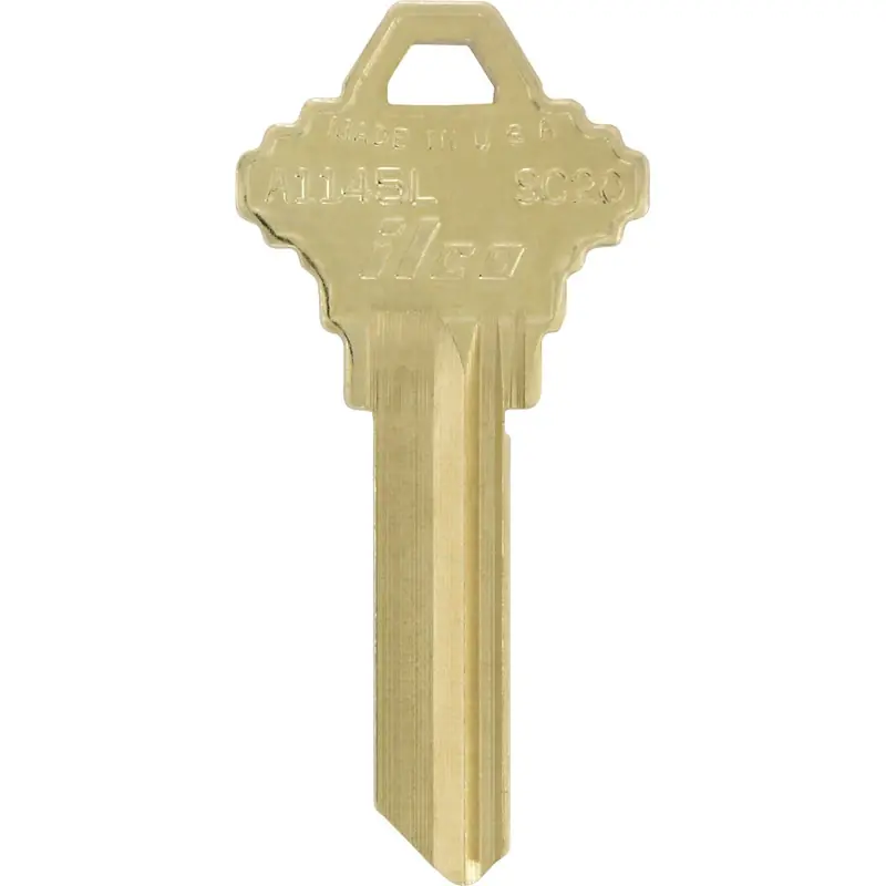 Keykrafter Universal Key Blank 2006 Sc20 Single Sided Brass Key