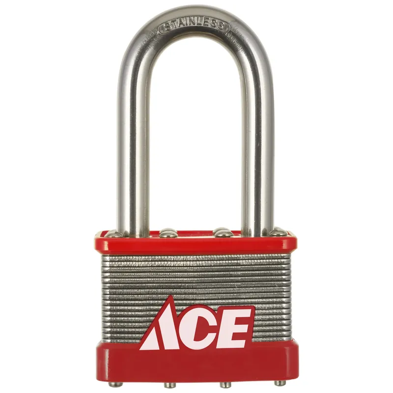 Ace 1.5 In. 31 H X 2 In. 31 W Stainless Steel 4-Pin Cylinder Padlock 1 PK