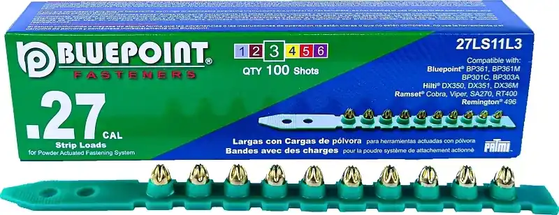 Blue Point 0.27 In. D X 7 In. L Plastic Strip Head Strip Loads 100 Pk