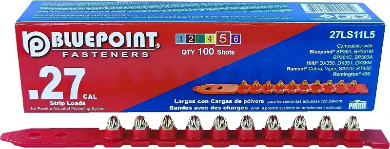 Blue Point 0.27 In. D X 4.5 In. L Plastic Strip Head Strip Loads 100 Pk