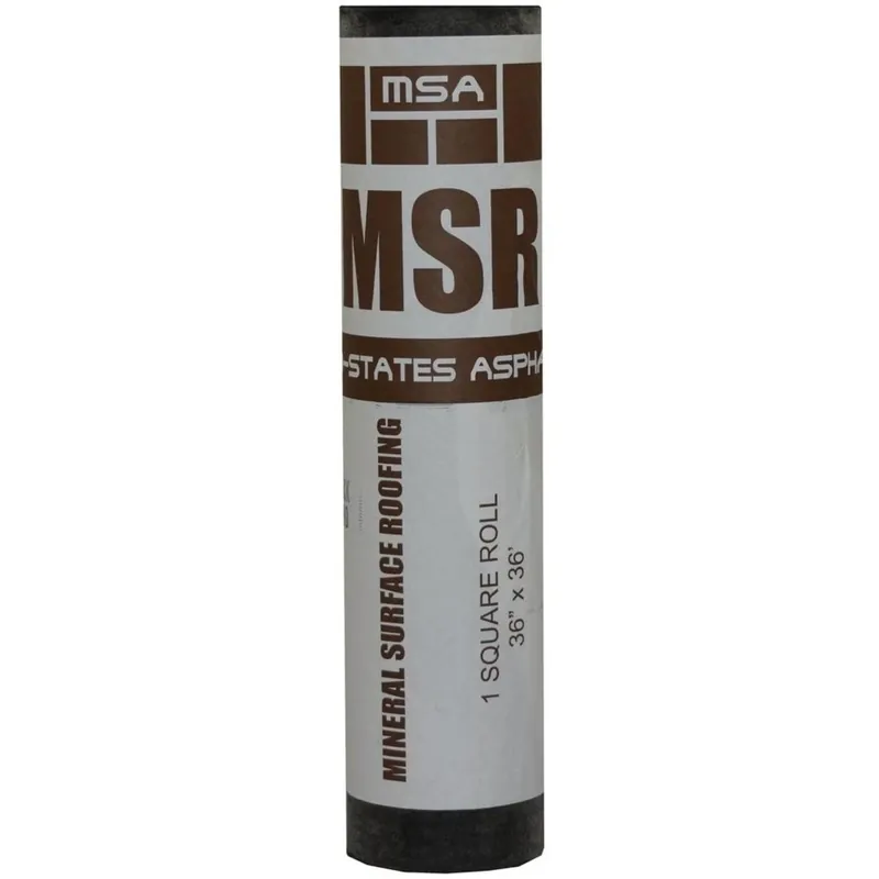 36 In. X 36 Ft. White Asphalt Coated Fiberglass Roofing Membrane