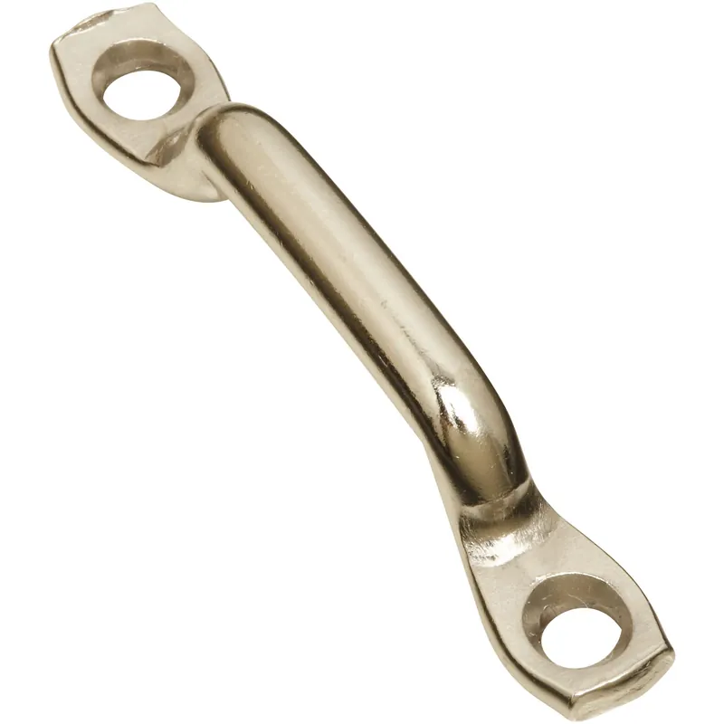 National Hardware Nickel-Plated Steel Strap Loop 95 Lb 1 In. L