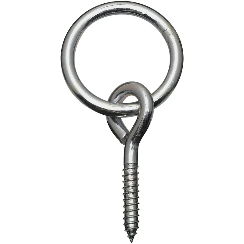 National Hardware 2 In. D X 3-1/4 In. L Zinc-Plated Steel Screw Eye 90 Lb. Cap. 1 Pk