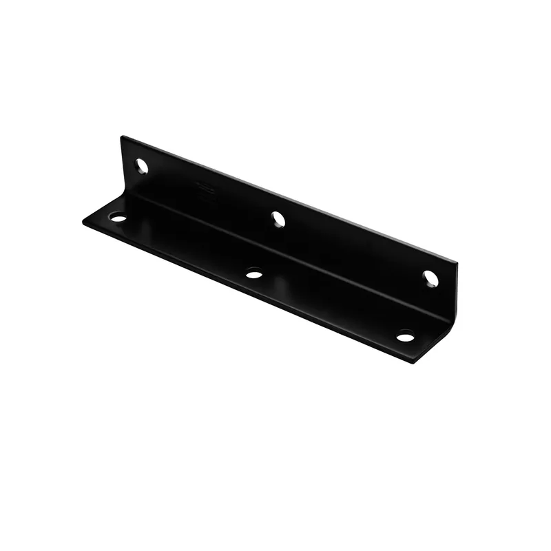 Corner Brace, Black, 1.6 X 9 X 1/8 In.