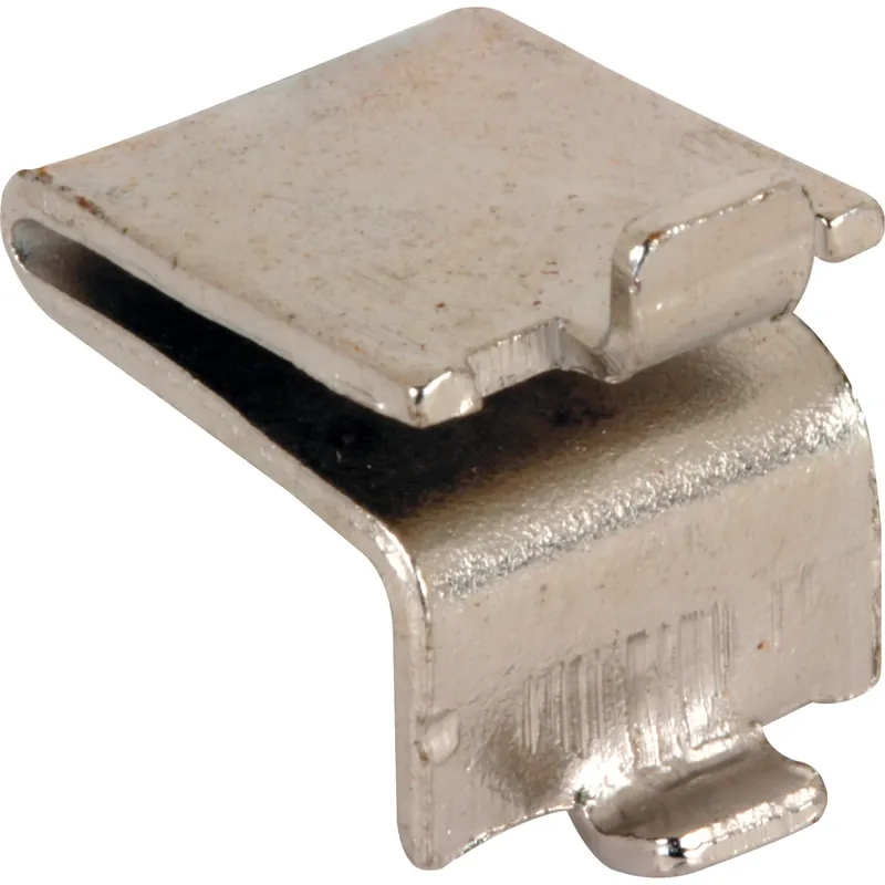 Nickel Plated Metal Strip Lock Style Shelf Support (8-Pack)