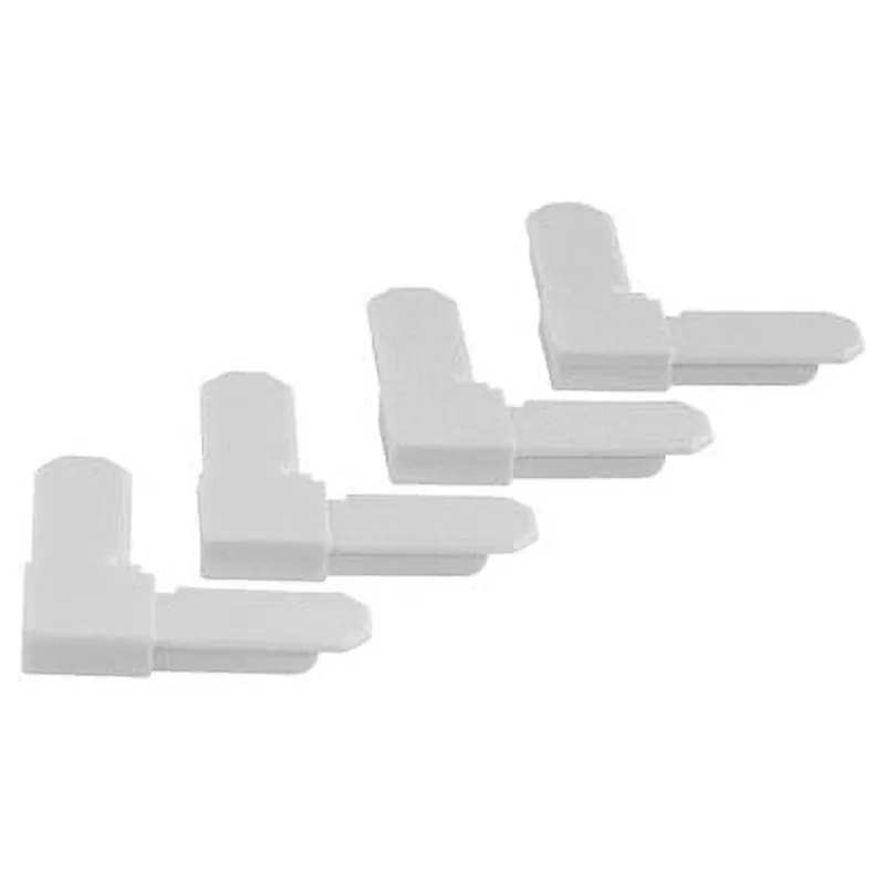 M-D Building Products White Plastic Frame Corners 5/16 In. H 4 Pc