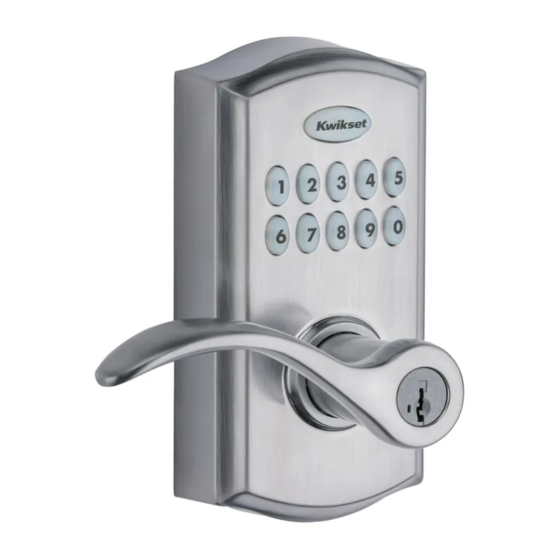 Smartkey Satin Chrome Electronic Touch Pad Entry Lever 99550-001