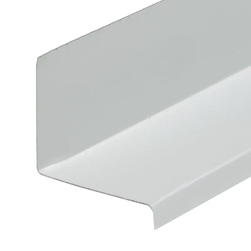 1-1/8 In. W X 10 Ft. L Aluminum Door/window Cap In White