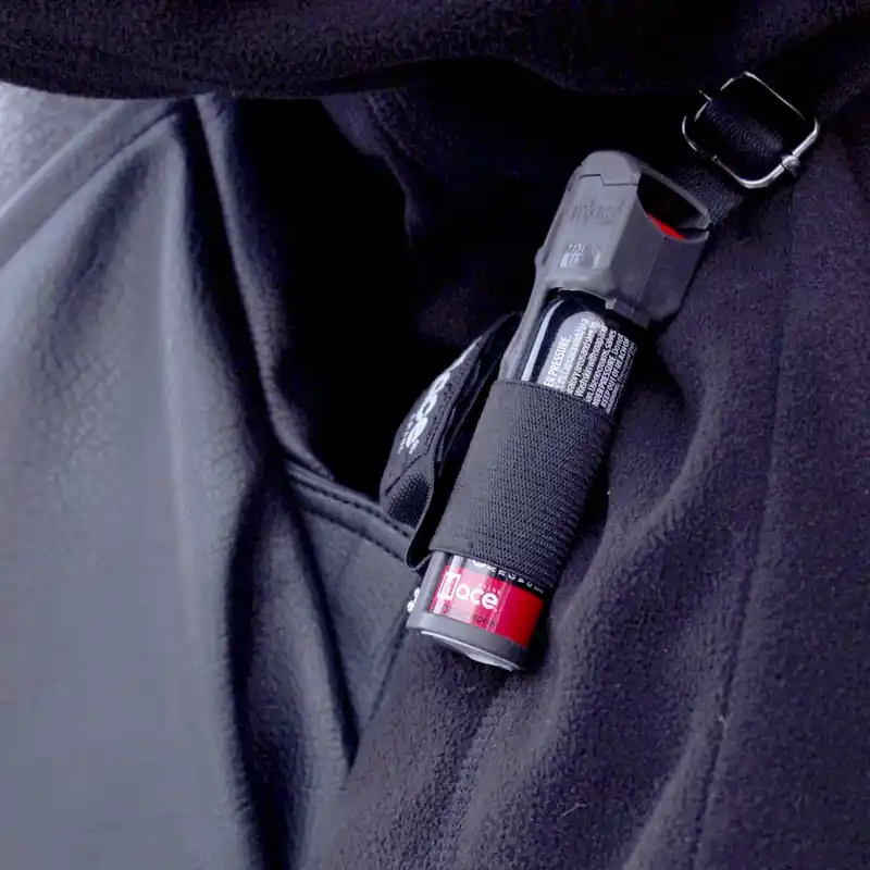 Hardcase Black Aluminum/plastic Pepper Spray - Model 80785, 10 Ft Range