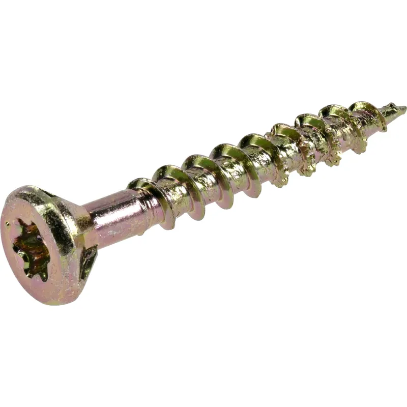 HILLMAN Power Pro No. 8 X 1-1/4 In. L Star Coarse Wood Screws 75 Pk