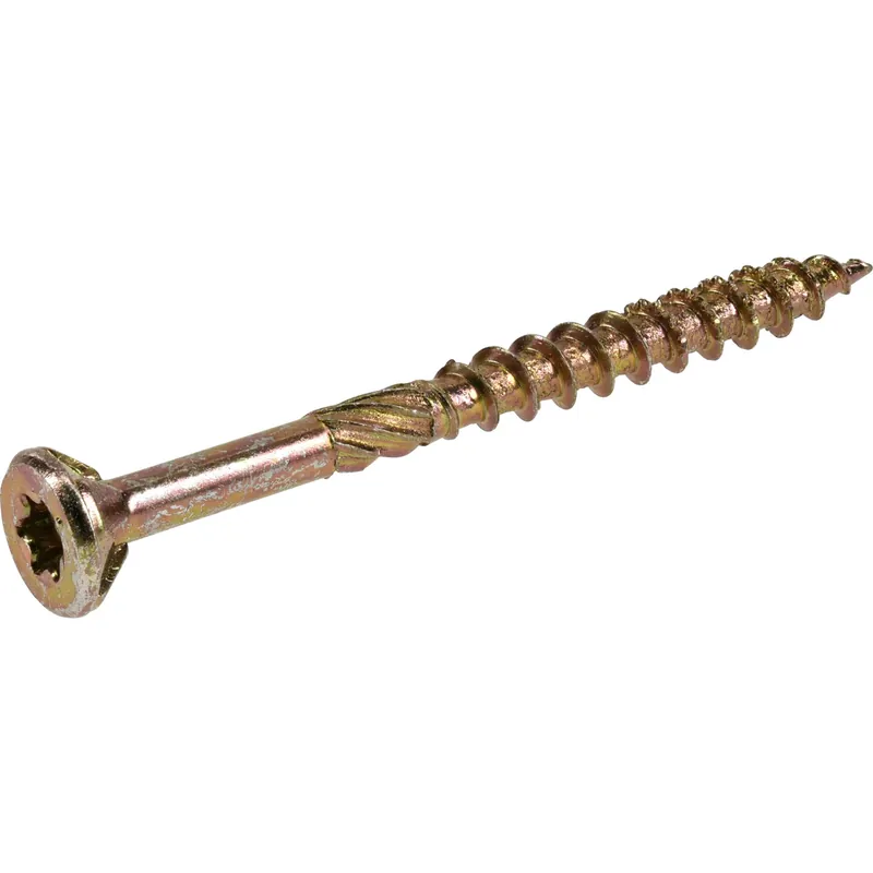 HILLMAN Power Pro No. 8 X 2 In. L Star Coarse Wood Screws 709 Pk