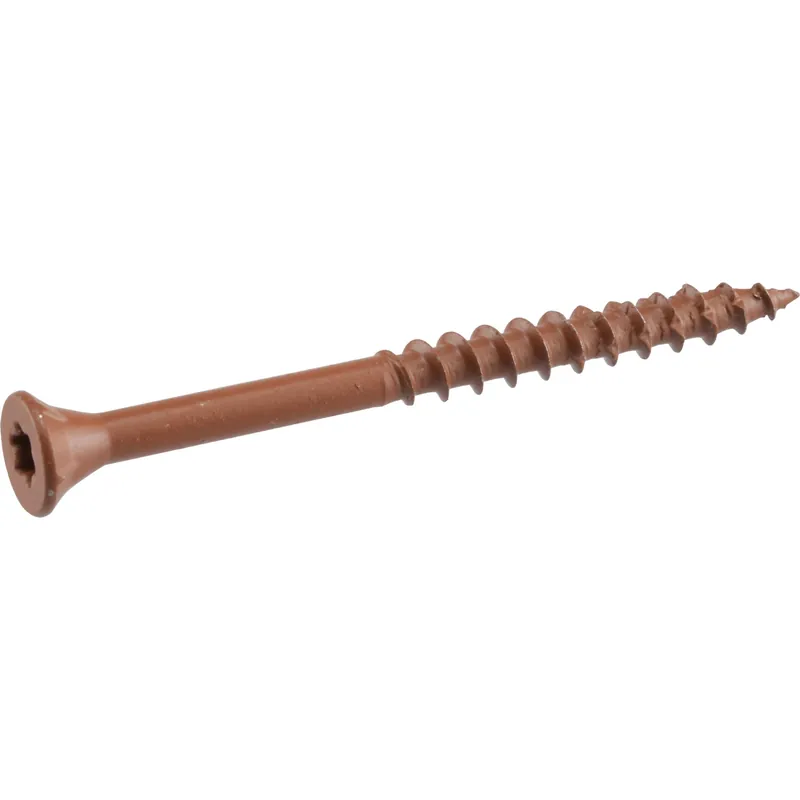 No. 10 X 2-1/2 In. L Red Star Flat Head Exterior Deck Screws 5 Lb