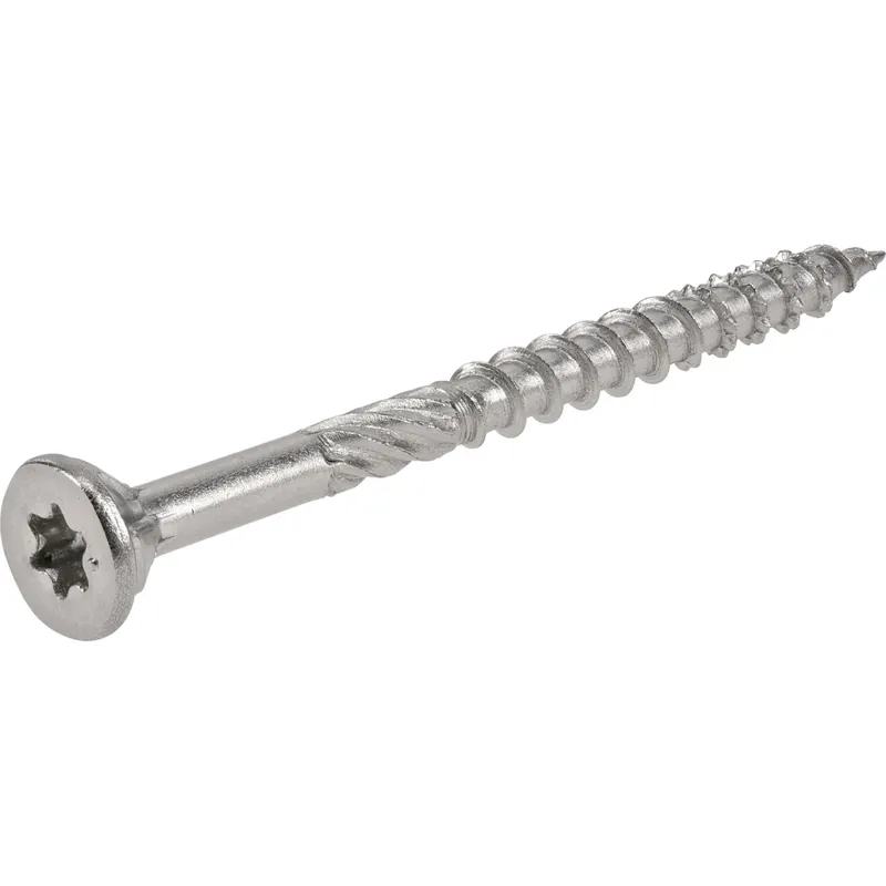HILLMAN Power Pro No. 10 Ga. X 2-1/2 In. L Gray Star Flat Head Exterior Deck Screws 1 Lb 78 Pk