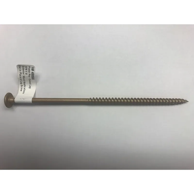 HILLMAN Power Pro 5/16 In. X 8 In. L Star Steel Lag Screw 1 Pk