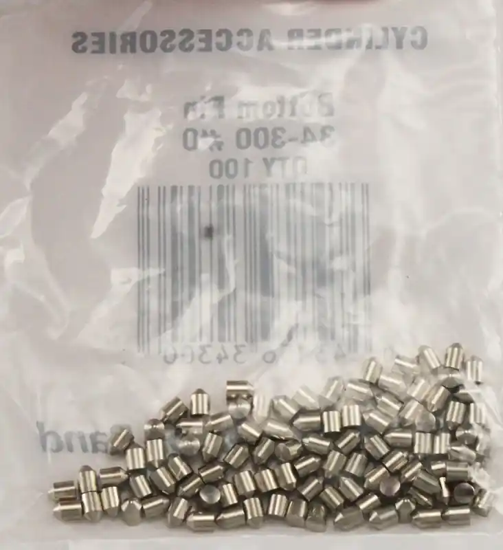 Schlage F-Series No. 0 Brass Lock Bottom Pins 100 Pk
