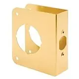U 9555 Door Reinforcer 1-3/8 Inch Thick Brass Finish