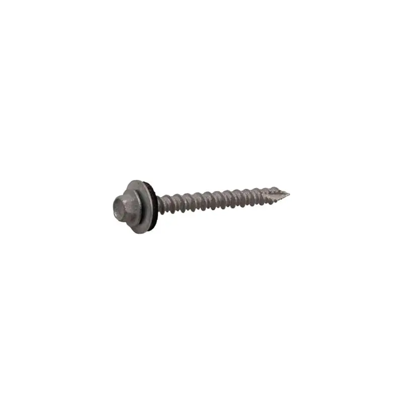 No. 10 X 2-1/2 In. Phillips Hex Washer Head Roofing Screws - 1 Lb Box