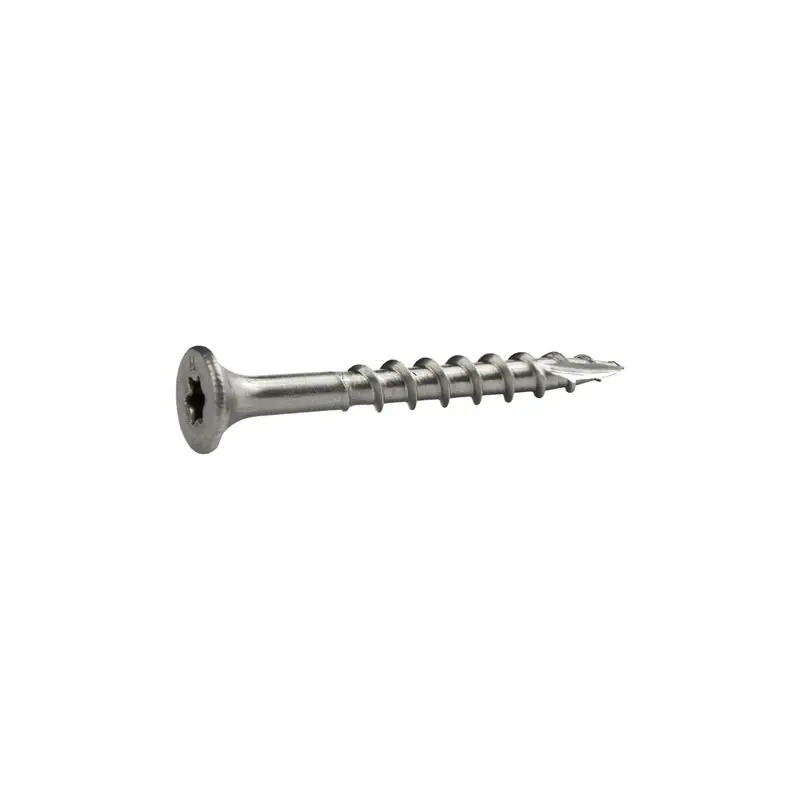 Grip-Rite PrimeGuard Max No. 8 Wire X 1-5/8 In. L Silver Star Bugle Head Deck Screws 5 Lb 750 Pk