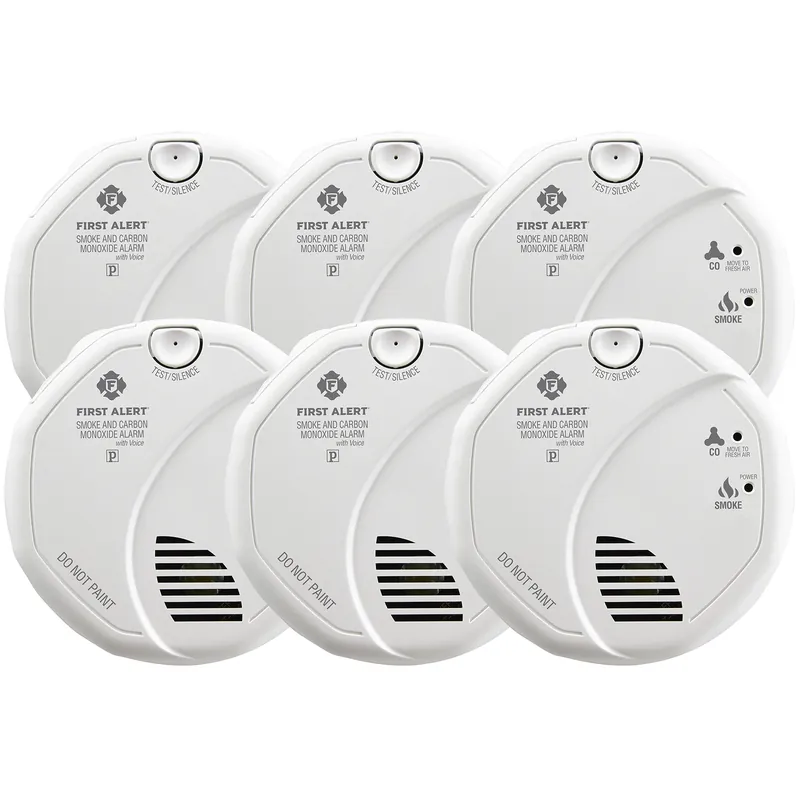 First Alert Hard-Wired W/Battery Back-up Photoelectric Smoke And Carbon Monoxide Detector