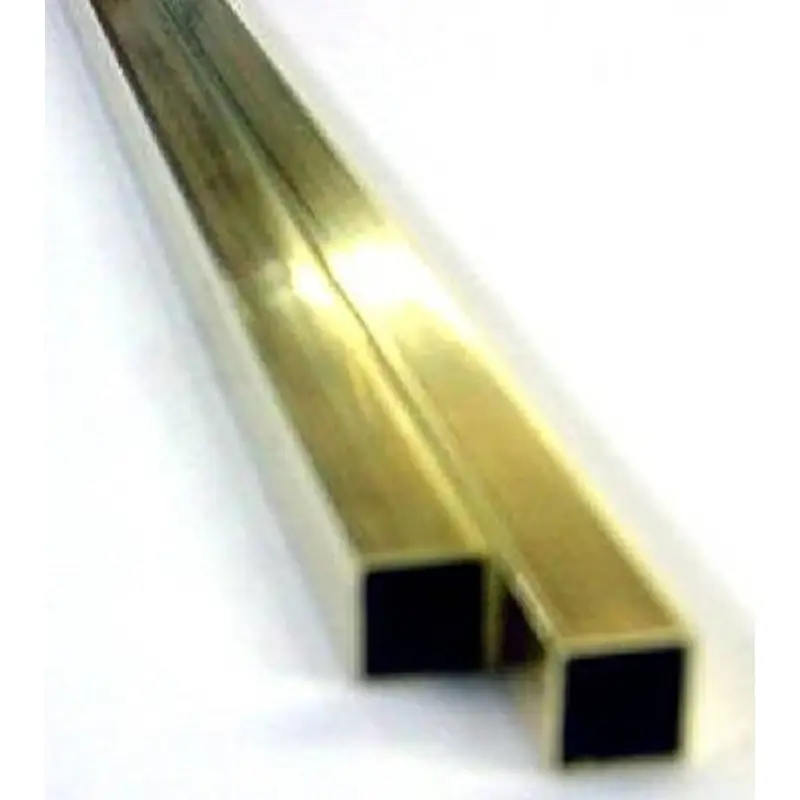 K&S 7/32 In. W X 12 In. L Square Brass Tube 1 Pk